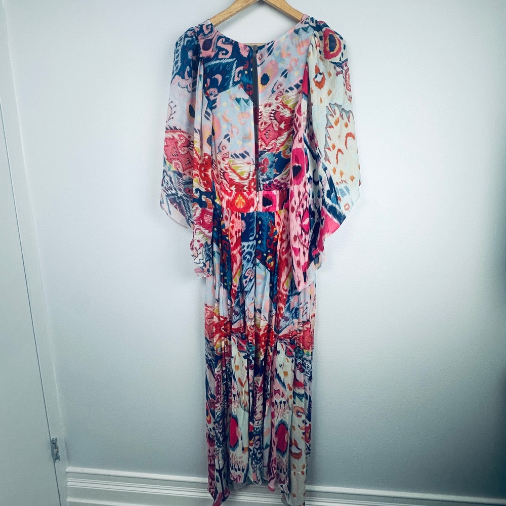 Farm Rio Boboikat Maxi Dress Size Small Abstract - Picture 4 of 13
